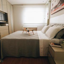 LRFlat 3 - Flat para pessoas exigentes com requinte e conforto próximo de tudo! Garagem e portaria 24h