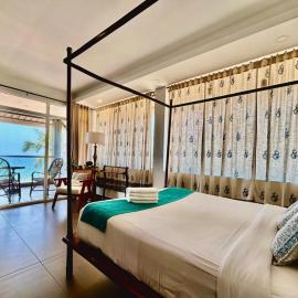 Seaview rooms at Santa Maria Boutique Homestay, Trivandrum Airport 1 mile