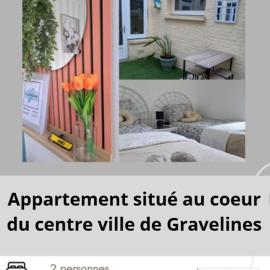 La gravelinoise 1 appartement cosy et lumineux en centre ville