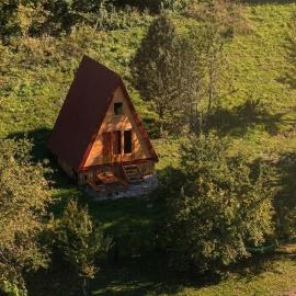Tjentiste A-frame cabin