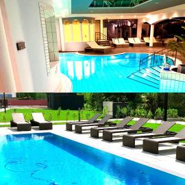 SPA-Residenz Apartments POOLs INDOOR & OUTDOOR, private Garden or Balcony or Terrace, מלון בנויזידל אם זי