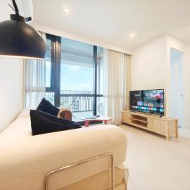 607 - 2 bedrooms 2 bathrooms large balcony opposite Box Hill Central 5 people parking space Tempo luxury apartment, hotel v destinaci Box Hill