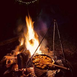 Otter Camp Private Riverside Glamping with Hot Tub