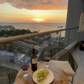 Lujoso Apartasuite terraz - playa dormida