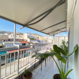 Top Floor Apt with Balcony - Acropolis View & Sunset - Koukaki