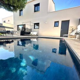 Villa Sérénité 9 pers, piscine, clim, plages à pied