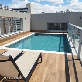 Luxo e conforto, completo com piscina, sauna, academia