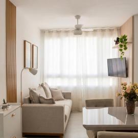 Apartamento novo com piscina 2 quartos self check-in perto do shopping