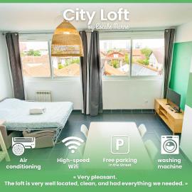 escale-marne fr - City Loft with rooftop view - Parking Gratuit - AC - Climatisation - 201