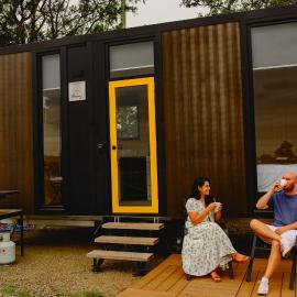 Sunset Tiny House at Bluebush Estate X by Tiny Away, Hotel in Rothbury