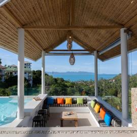Luxury Sea View Jungle Beach Villa Walk to Beach