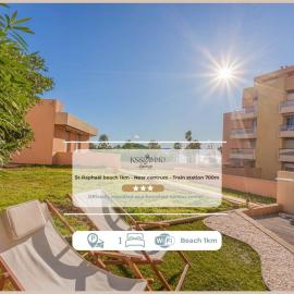 Appt vue Mer 5 min centre et plage