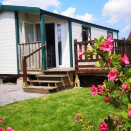 MOBILE HOME 3 au bord du lac d'Ardres, pêche gratuite sans permis