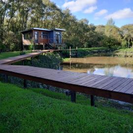 Verdeculturadelta Cabaña En Delta Tigre, Isla Muy Cerca Del Continente Con Pileta Y Playa Humeda , pet Friendly