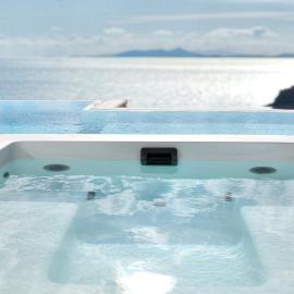 Beach walk Kalo Livadi villa with pool and hot tub by Calypso Sunset Villas