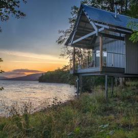 Osprey Boathouse on Loch Tay
