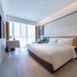 Atour S Hotel Shandong Gangkou Mansion CBD Jinan, hôtel à Jinan