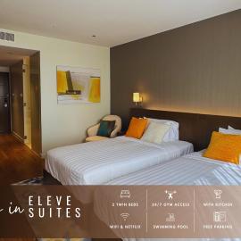 Eleve Suites Twin Suites at Novotel Hotel Residences at Acqua near BGC and Makati