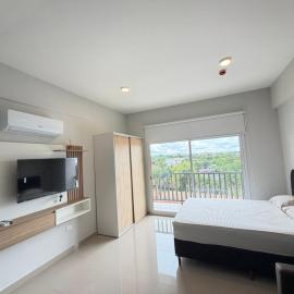 Departamento Monoambiente con piscina y vista en terraza, hotel a Fernando de la Mora