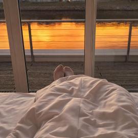 Treibholz: Meerblick, Dachterrasse, Bootsanleger, Badeleiter, Sauna