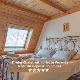Private Veranda - Tiroler Chalet - Near Ski Slopes & Dolomites, ξενοδοχείο σε Carano