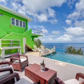 'Tortola Adventure Villa': Private Ocean-View Pool, Hotel in Freshwater Pond