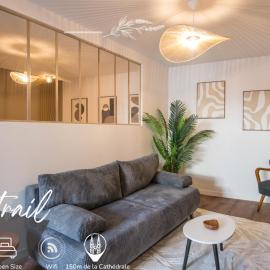 Le Vitrail - Climatisation, Parking & Wifi à 150m de la Cathédrale