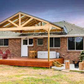 Hobart Family Retreat with Spa and Backyard Near Airport