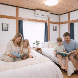6 minutes walk from Ichikawa Station Single-family house with 3 bedrooms and 1 living room Rich living facilities around, hotel Icsikavában