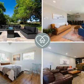 Peaceful Farmhouse Retreat - Hot Tub - Sleeps 15