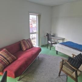 Single room-studio with kitchenette, private bathroom