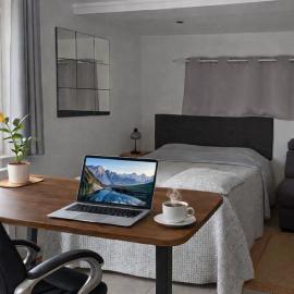 Studio calme étape PRO Flers - parking privé - wifi fibre