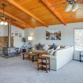 Mtn-View Getaway w/ Game Room, 1 Mi to Kern River!