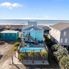 Ocean Views with Heated Pool One Row from Beach