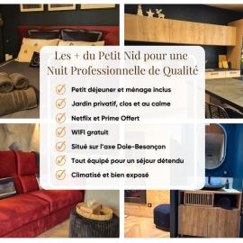 Logement entier et indépendant pro Proche Besançon et Dole