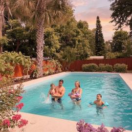 Private Pool Game Room Fun Fenced Yard