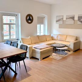 782 City Apartment Halle Zentrum mit gemütlichem Wohnbereich