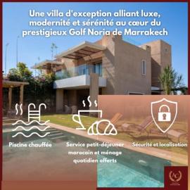 Luxury Villa Golf Noria Marrakech Heated Pool Golf View No Overlooking - Hil