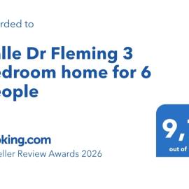 Calle Dr Fleming 3 bedroom home for 6 people