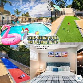 Spacious 4BR w/ Pool, Spa, Mini Golf & Game Lounge, hotel u gradu 'Chula Vista'