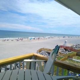 A18 Parrot Escape - OCEAN VIEW! There is nothing quite like a Carolina sunrise viewed from your private oceanfront deck condo, hotel in Carolina Beach