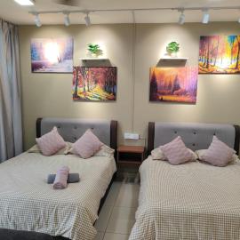Trefoil Studio Unit Near Setia City Mall 1-5 Pax