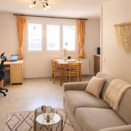 Studio cosy, Ile Verte, CHU Grenoble, Faculté