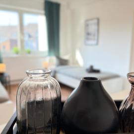 CosyHomes24 - Centrally with parking space, living room and balcony - GE11c, hotel u gradu Gelzenkirhen