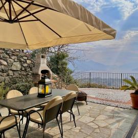 Terrazza fra lago e monti