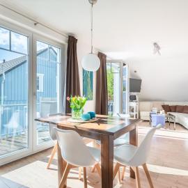Ostseegarten Langholz - Ferienwohnung Waterblick bis 4 Pers, hotell i Waabs