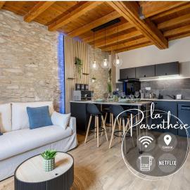 La Parenthèse - Duplex Hypercentre, Lit Queen Size