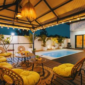 Modern Villa 3BR - Rooftop Bar BBQ - Private Pool