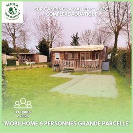 Houlgate - 351 - Mobilhome BASIC 3 chambres 6 personnes Camping 5 étoiles, מלון בהולגאט