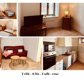 Levroux - maison 4-6 pers - cour privee, hotel u gradu Levroux